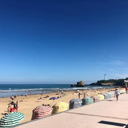 Brua Lb - Pb - Bel Appartement T3 Grange Plage Design Parking * Biarritz